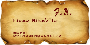 Fidesz Mihaéla névjegykártya